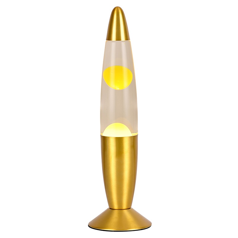 16 Inch Golde Lava Lamp
