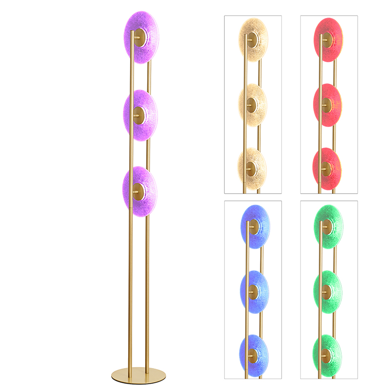 LED RGB Floor lamp With 3 Disc