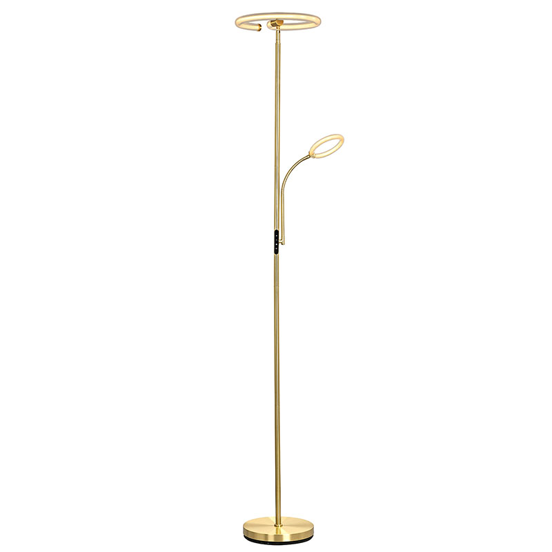 Luxury Gold led floor lamp for living room