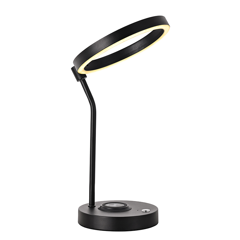 Modern LED Desk Lamp with Wireless Charging