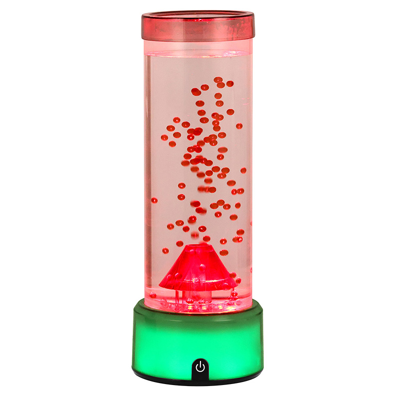 RGB Color-Changing Volcano Lamp with Jellyfish Decoration