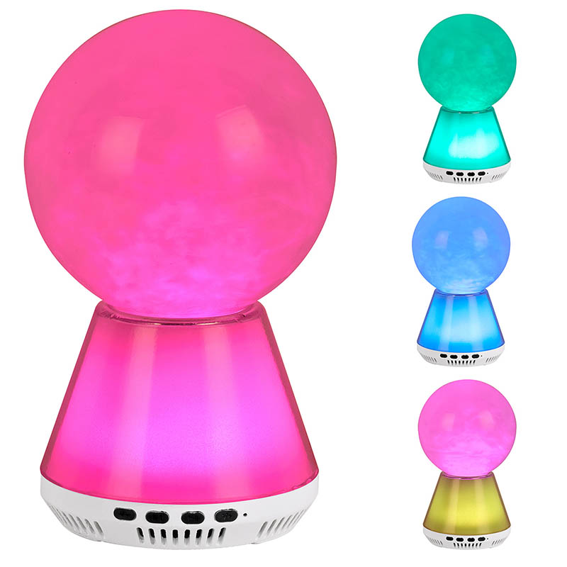 RGB LED glitter lamp with bluetooth control