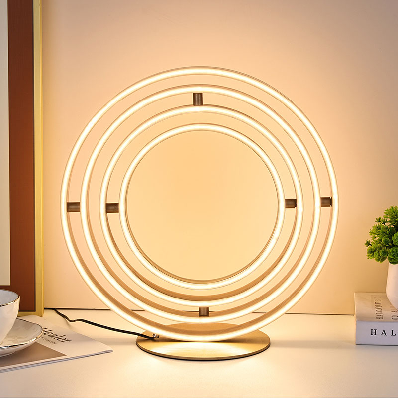 The Multi-Ring LED Decorative Table Lamp