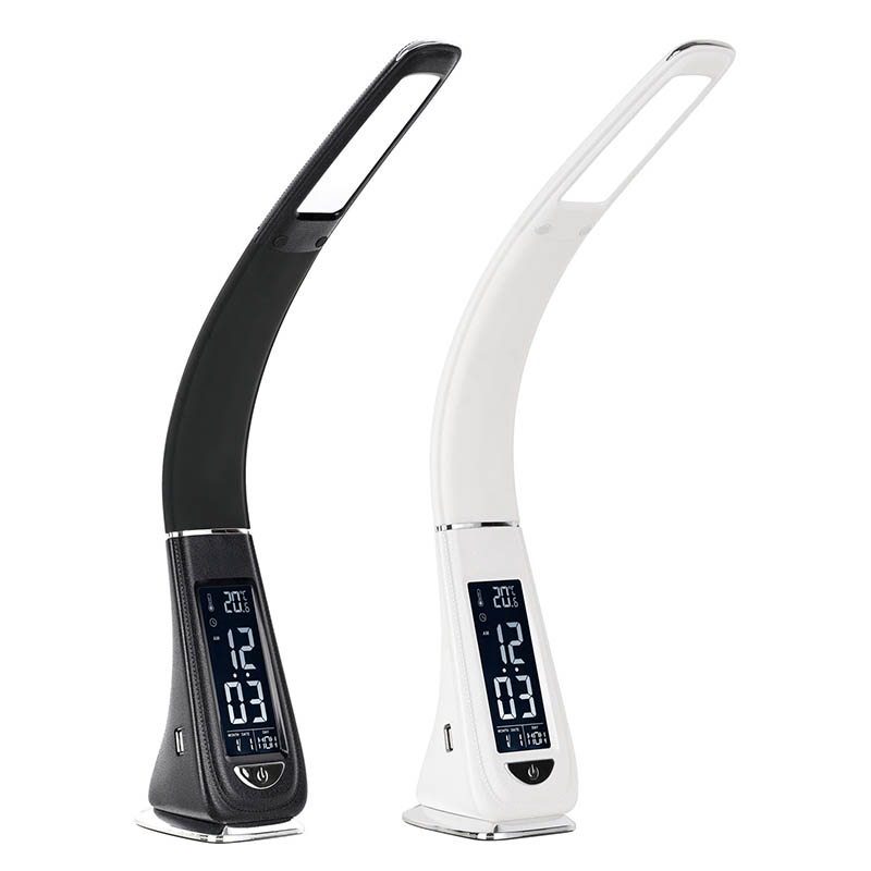 USB Port Charger LED Desk Lamp With Feather